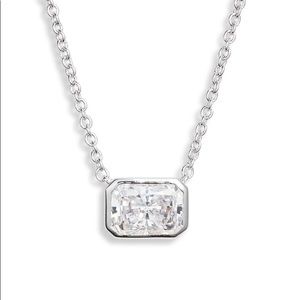 Nadri CZ Baguette Pendant Necklace